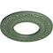 Ekena Millwork Andrea Ceiling Medallion (Fits Canopies up to 4 1/8"), 8 1/8"OD x 4 1/8"ID x 1/2"P, Athenian Green CM08ADAGF - alternate 2